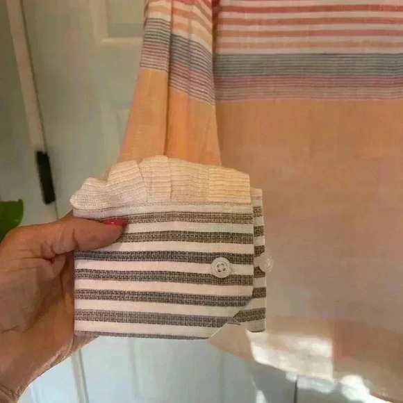 Charleston threads men’s XL button downcotton long sleeves 100 % Cotton Cool - Picture 4 of 5